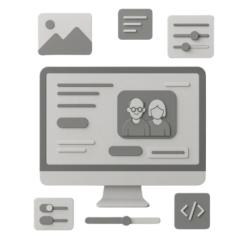 Elderly Companion Service Website Design