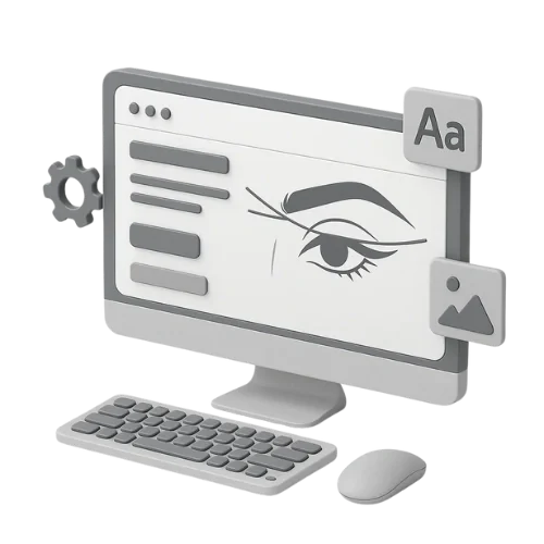 Eyebrow Threading Salon Website Design Service Eyebrow Threading Salon Website Design