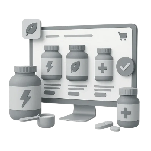Nutrition Supplement Store Website Design Service Nutrition Supplement Store Website Design