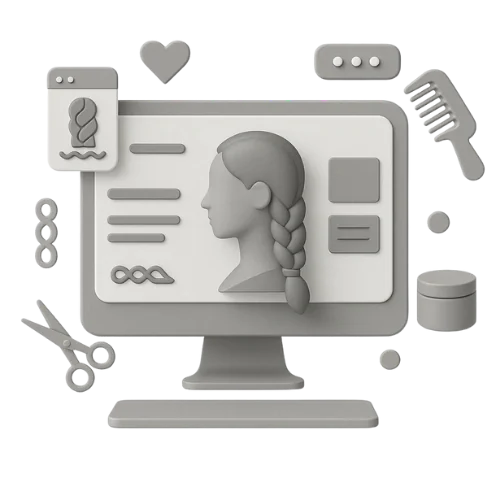 Braiding Salon Website Design Service Braiding Salon Website Design