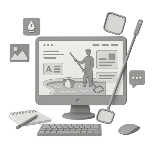 Website design for pool cleaning business