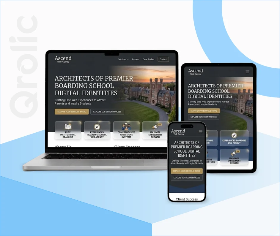 Boarding School Website Design & Development Service Boarding school website design and development services hero banner