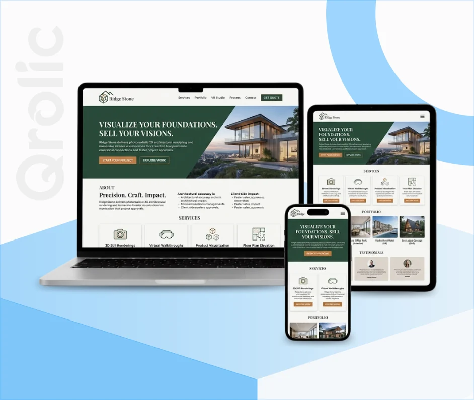  Event decorator website design and development services showing portfolio gallery and booking form features
