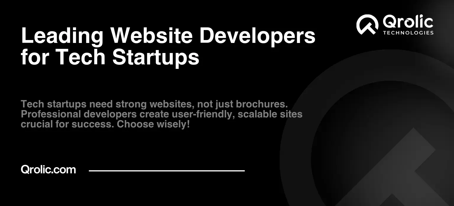 Leading Website Developers for Tech Startups