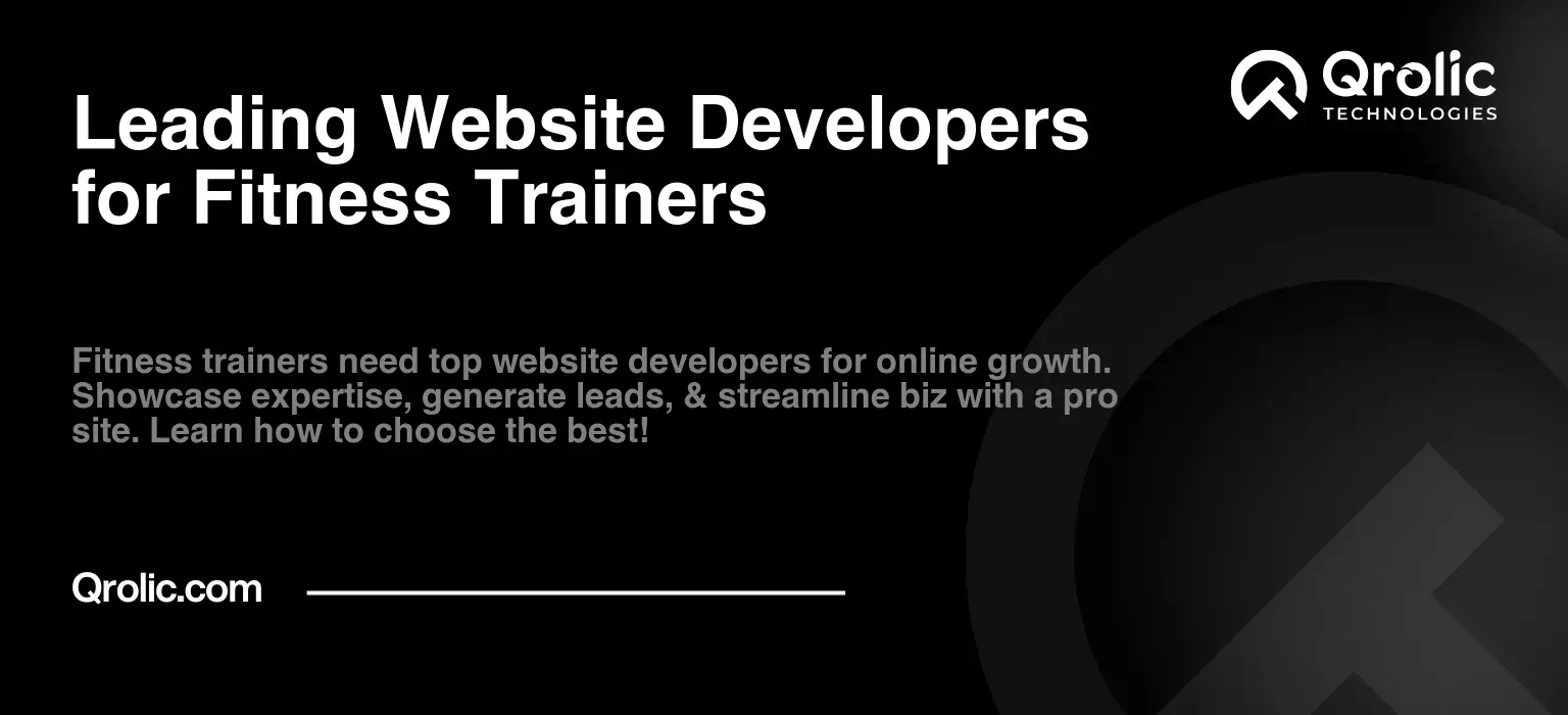 Leading Website Developers for Fitness Trainers