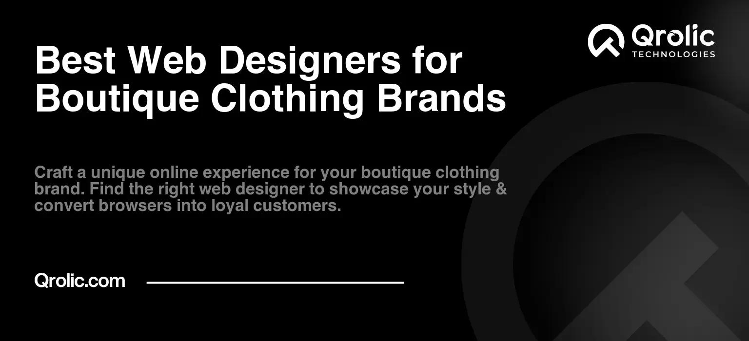 Best Web Designers for Boutique Clothing Brands