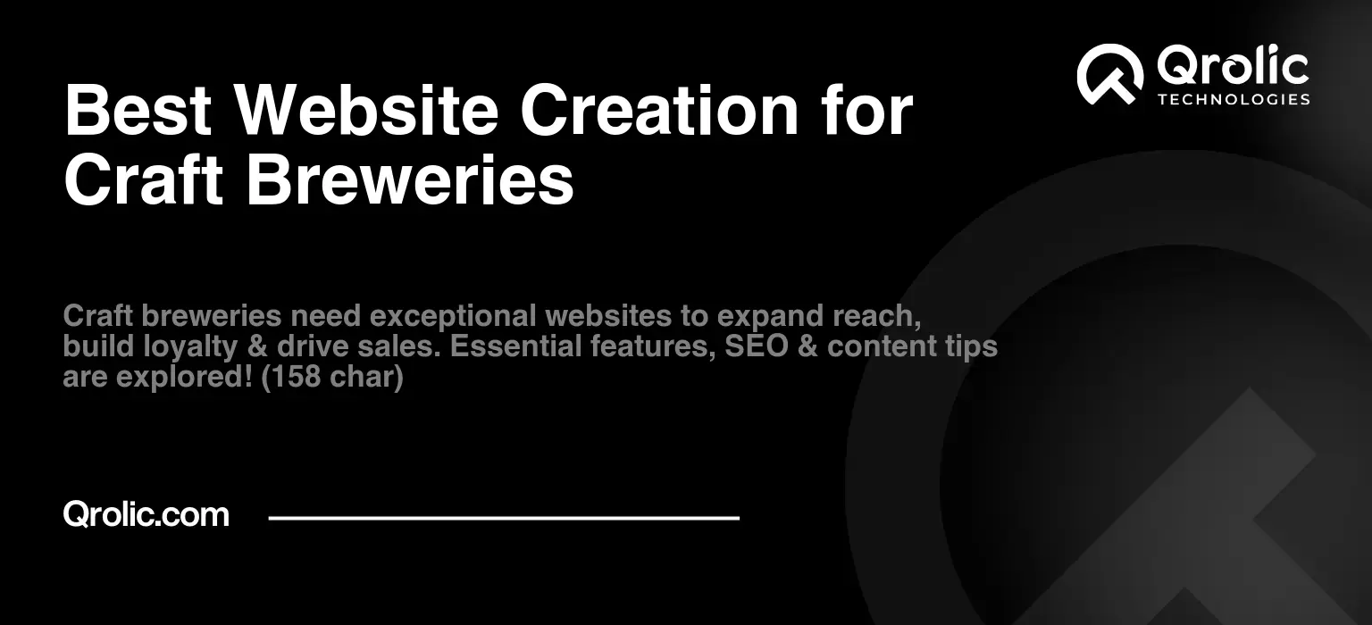 Best Website Creation for Craft Breweries Best Website Creation for Craft Breweries