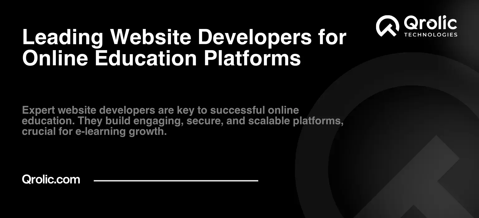 Leading Website Developers for Online Education Platforms Leading Website Developers for Online Education Platforms