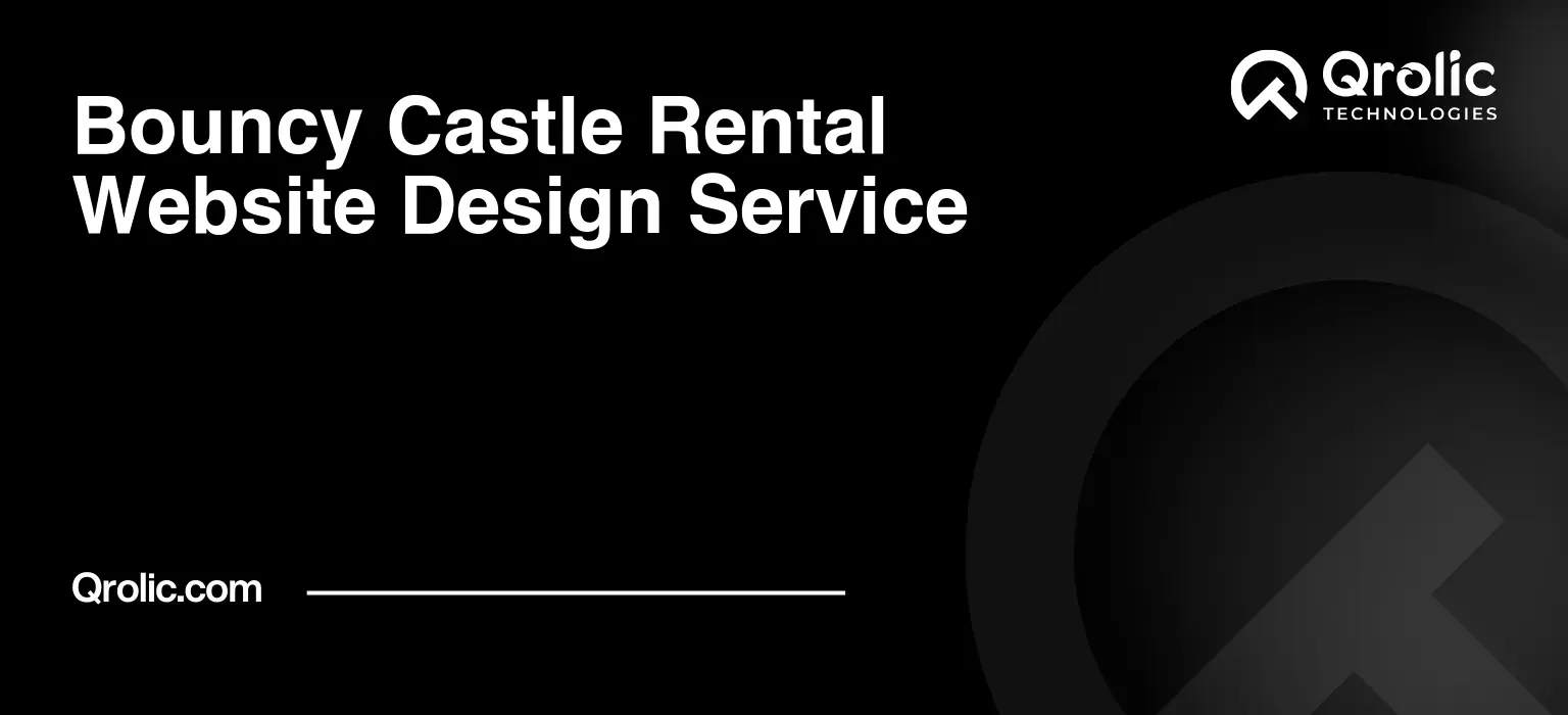 Bouncy Castle Rental Website Design Service Bouncy Castle Rental Website Design Service