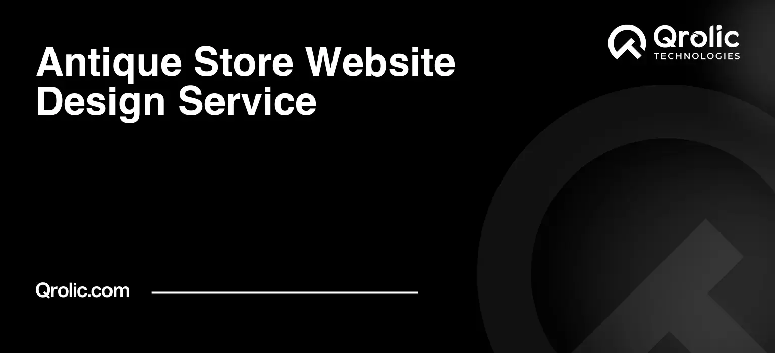 Antique Store Website Design