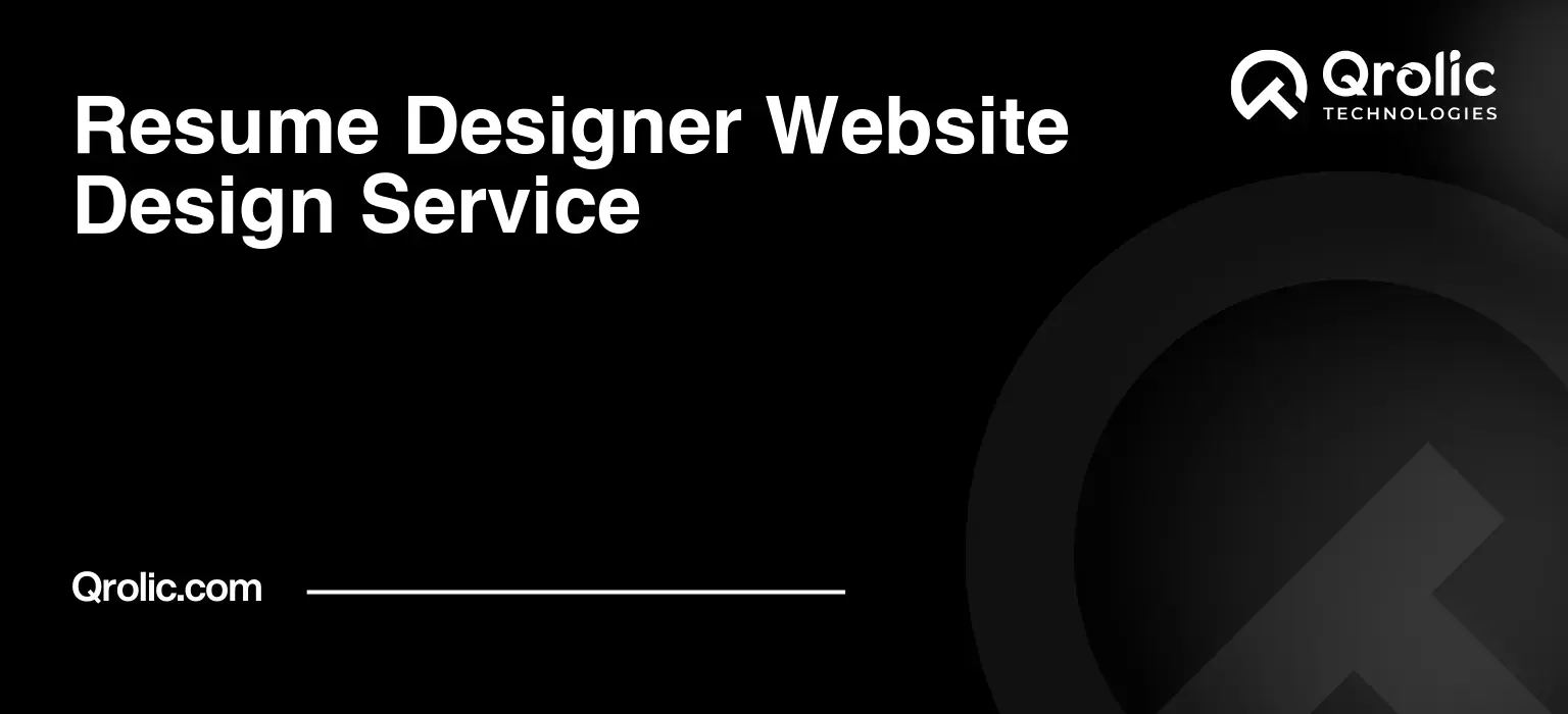 Resume Designer Website Design Service Resume-Designer-Website-Design-Service-Featured-Image