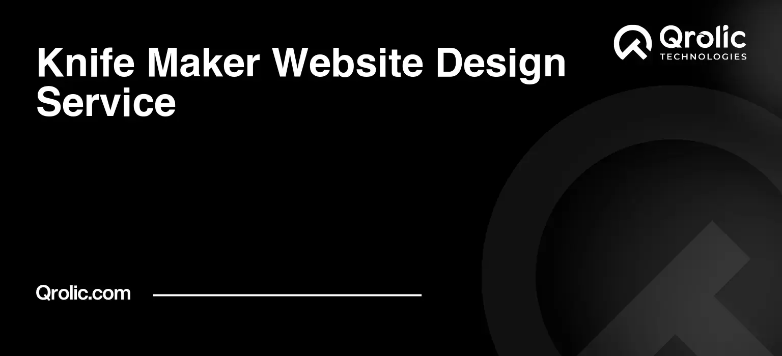 Knife Maker Website Design