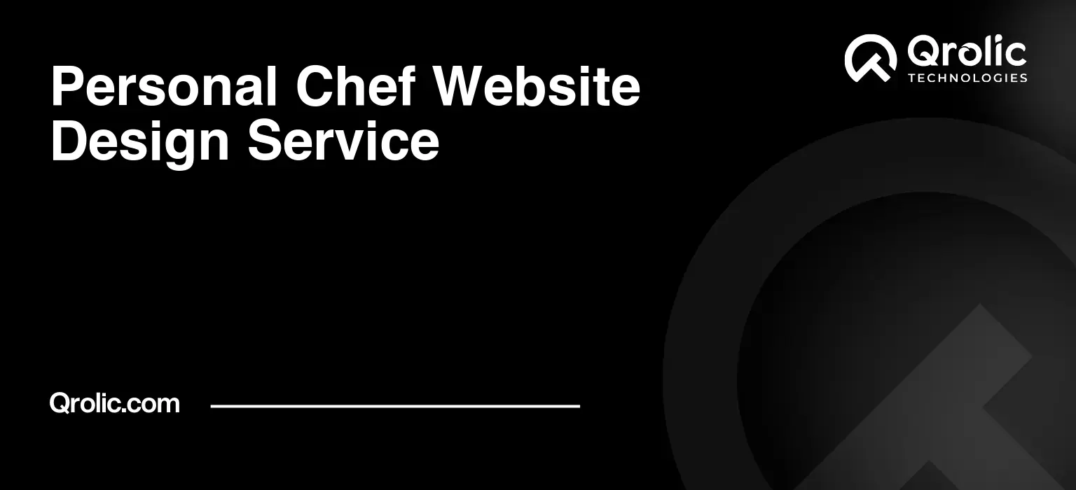 Personal Chef Website Design Service Personal Chef Website Design Service