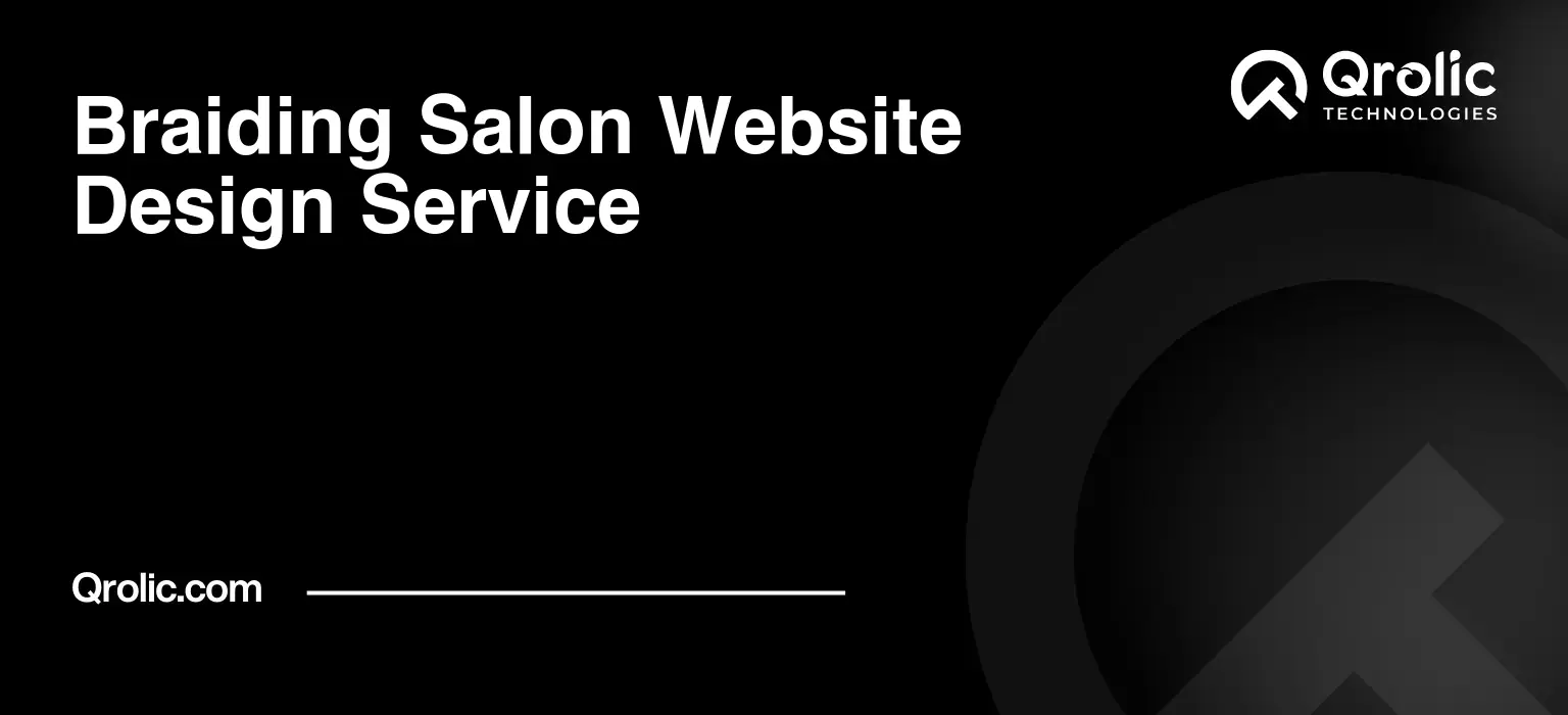 Braiding Salon Website Design Service Braiding Salon Website Design