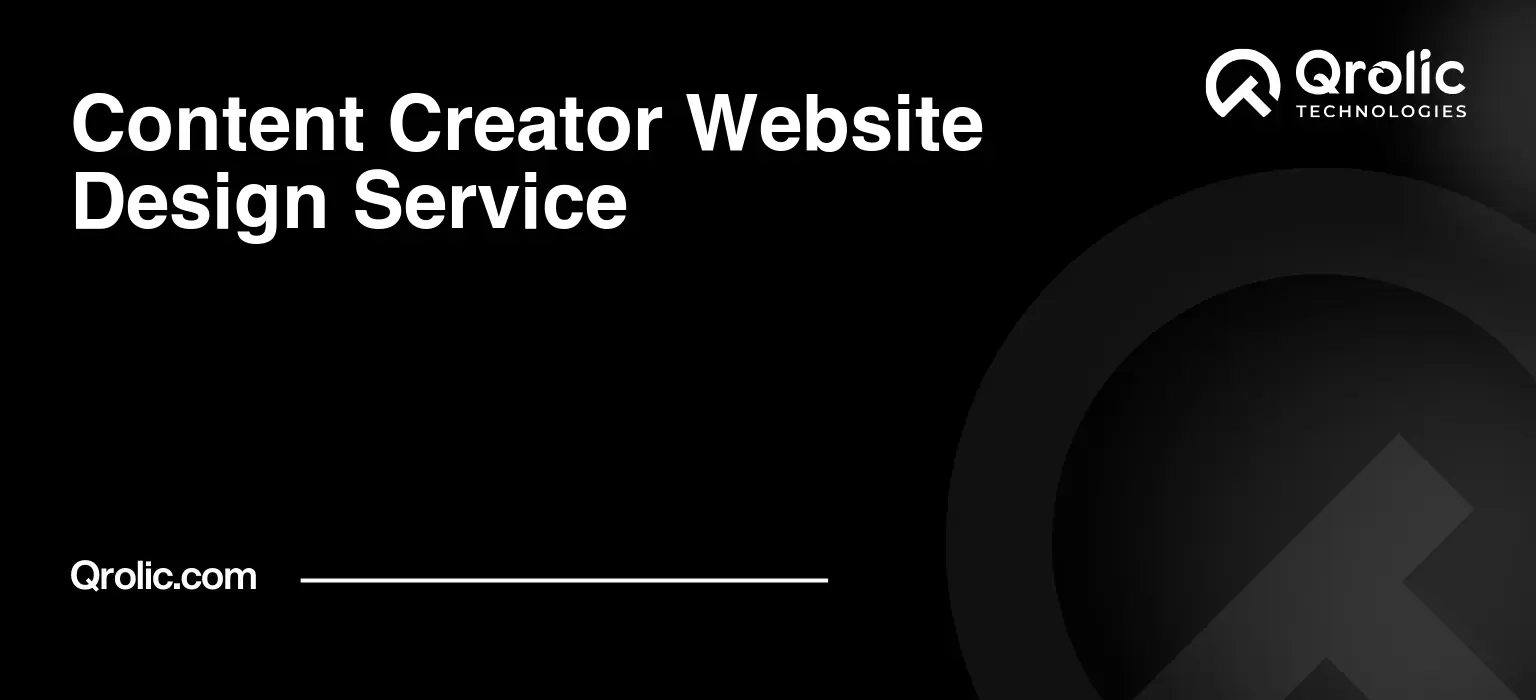 Content Creator Website Design Service Content-Creator-Website-Design-Service-Featured-Image