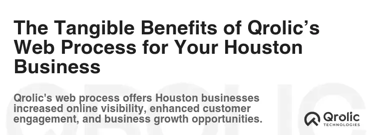 The Tangible Benefits of Qrolic’s Web Process for Your Houston Business The Tangible Benefits of Qrolic’s Web Process for Your Houston Business