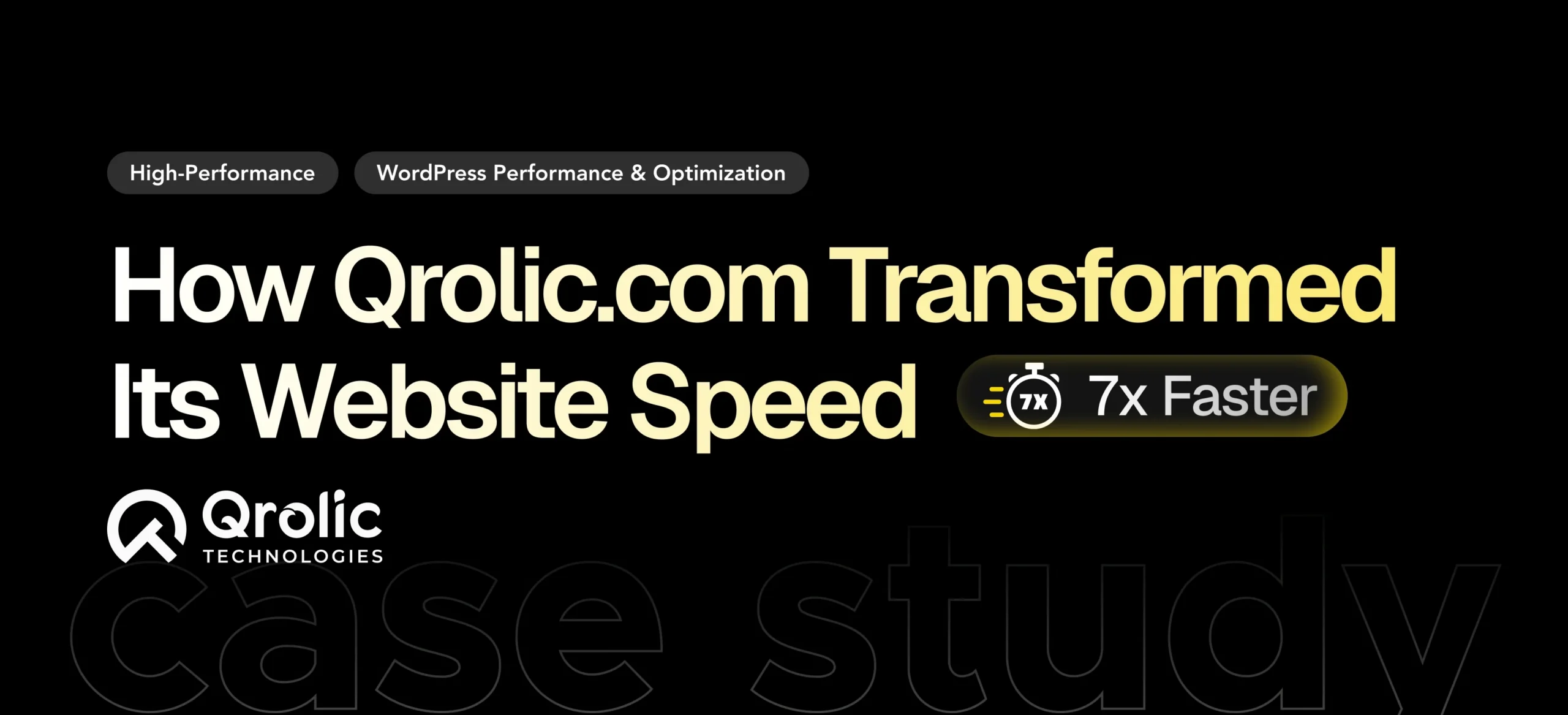 Blazing-Fast Loading Times: How Qrolic.com Transformed Its Website Speed
