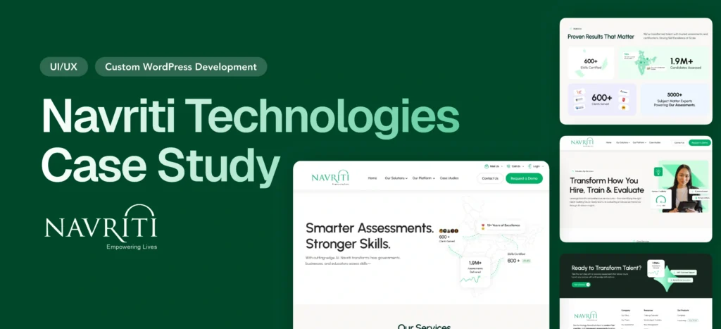 Empowering India’s Skilling Movement — Navriti Website Redesign
