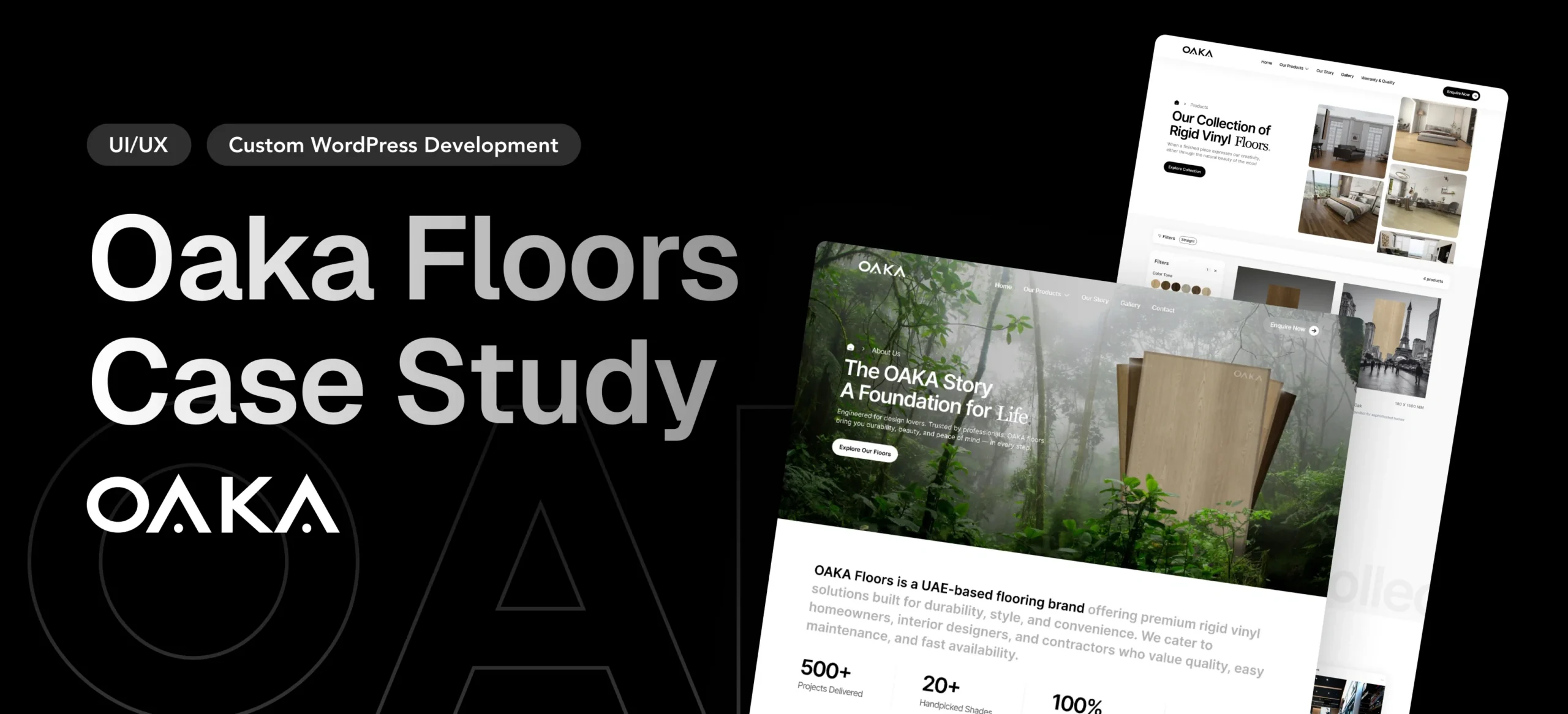 We Crafted a Premium Digital Experience That Matches OAKA’s Luxury Flooring Standards