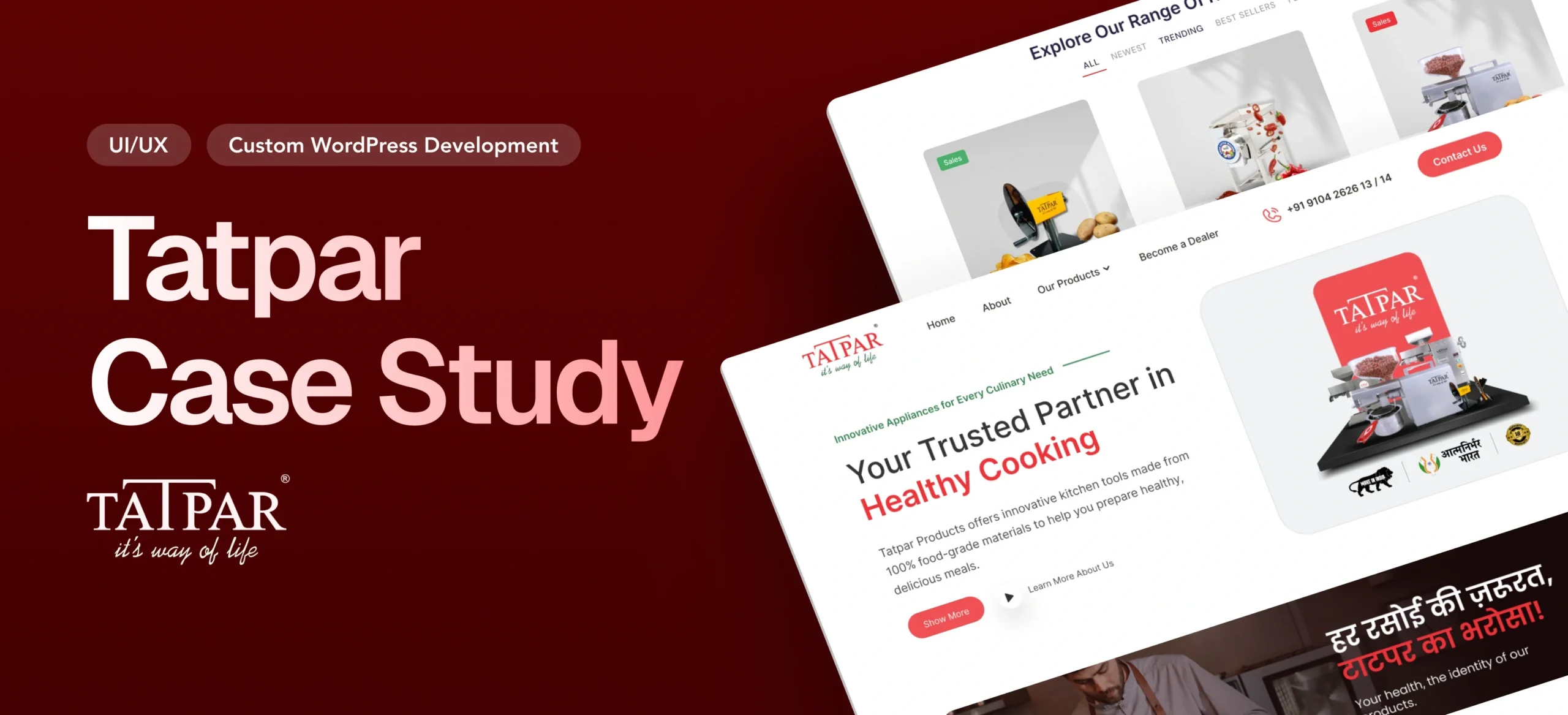 Transforming Tatpar’s Outdated Website into a Scalable Kitchen Equipment Platform
