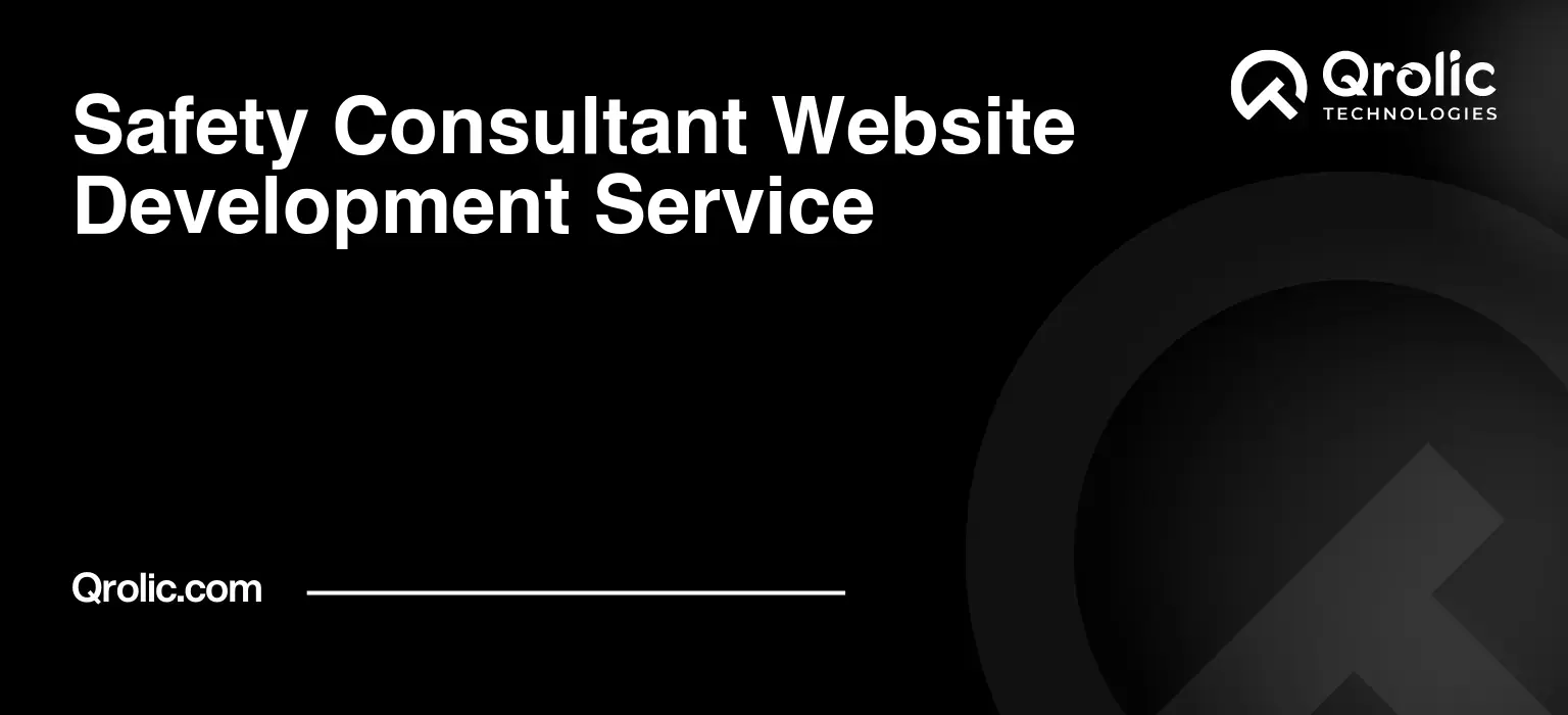 Safety Consultant Website Development Service Safety-Consultant-Website-Development-Service-Featured-Image