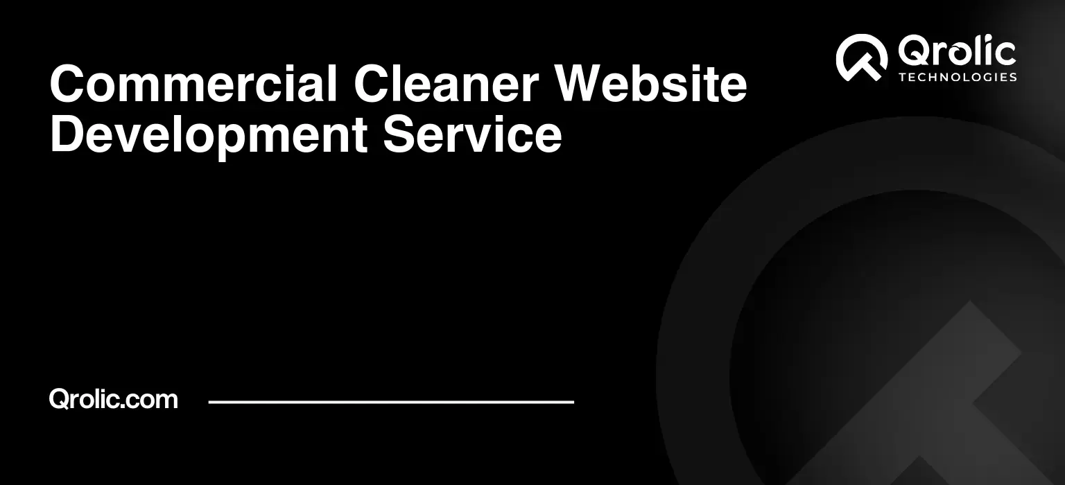 Commercial-Cleaner-Website-Development-Service-Featured-Image