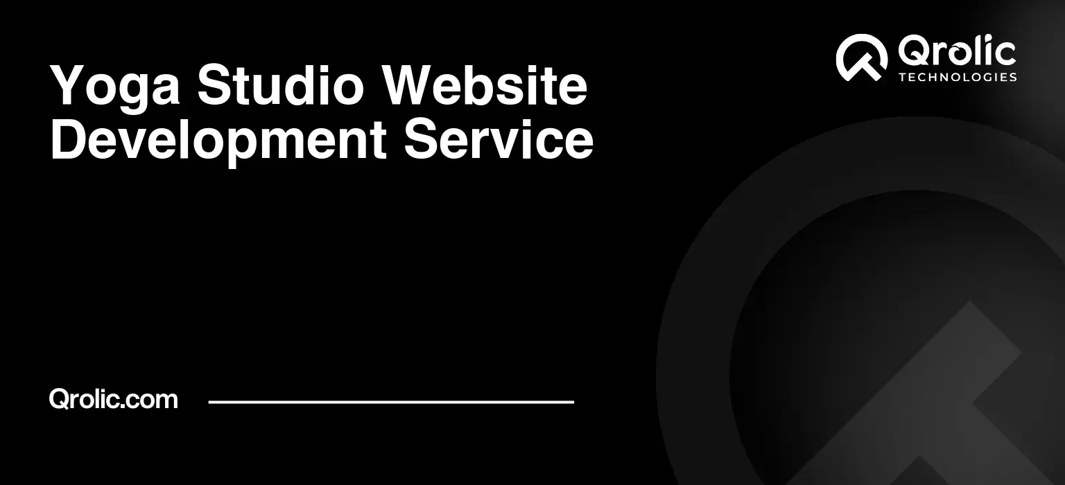 Yoga Studio Website Development Service Yoga Studio Website Development