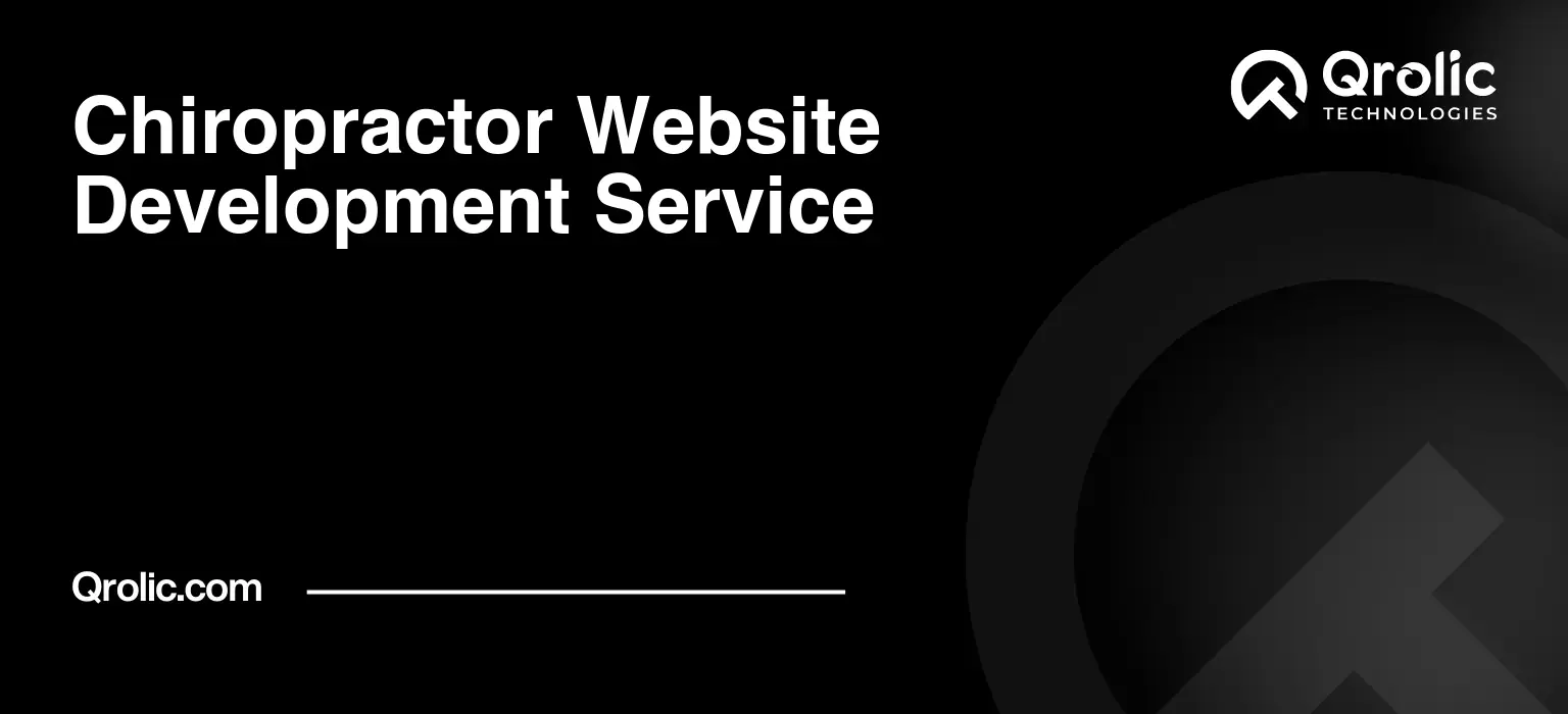 Chiropractor Website Development Service Chiropractor-Website-Development-Service-Featured-Image