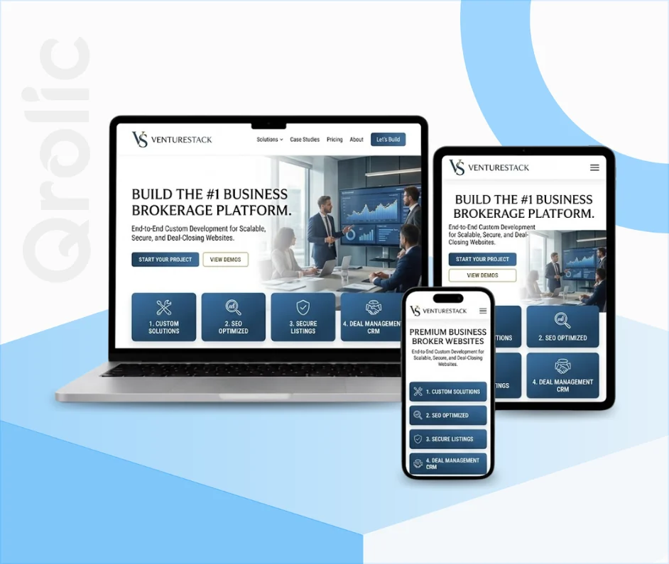 Business Broker Website Design & Development Services Business broker website design and development services with confidential listing management