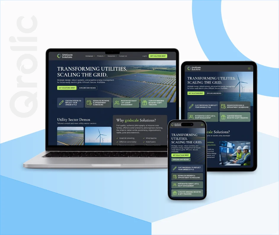 Logistics Company Website Design and Development Services Logistics company website design and development services by Qrolic