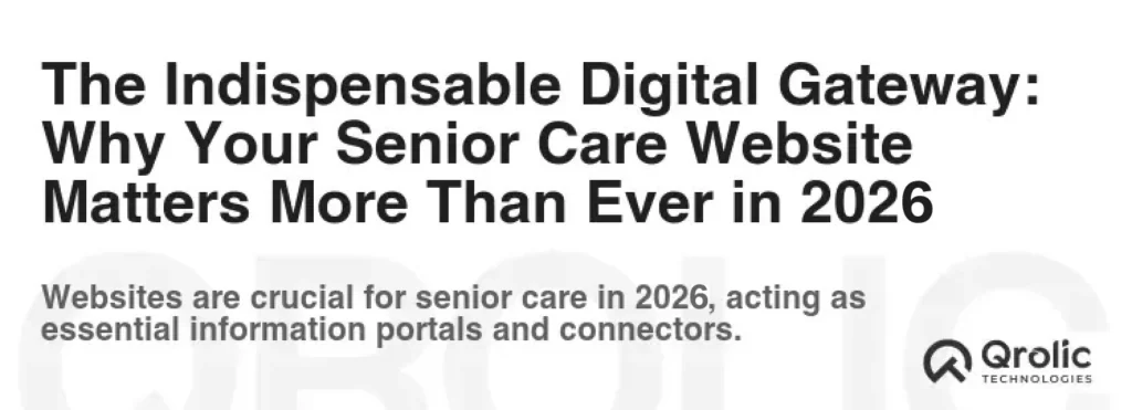 Senior Care Website Cost in 2026: Full Pricing Breakdown