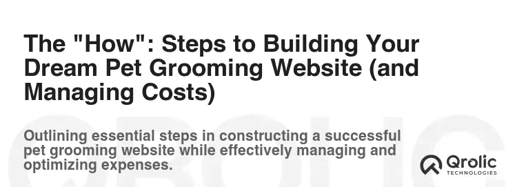 The "How": Steps to Building Your Dream Pet Grooming Website (and Managing Costs)
