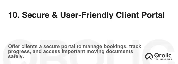 10. Secure & User-Friendly Client Portal 10. Secure & User-Friendly Client Portal