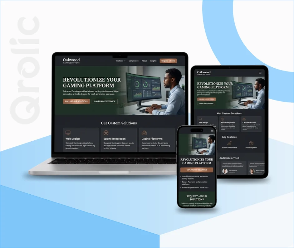 Betting website design and development services by Qrolic
