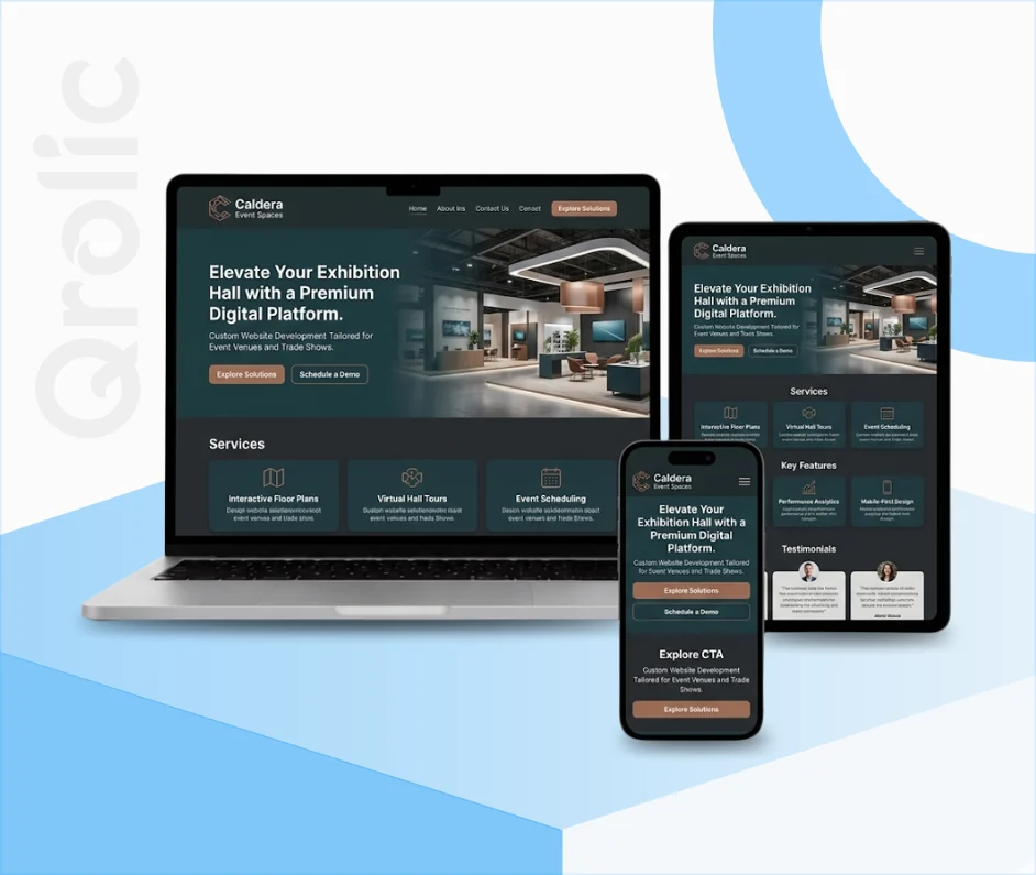 Exhibition Hall Website Design and Development Services Exhibition hall website design and development services showing floor plan maps and booth booking tools