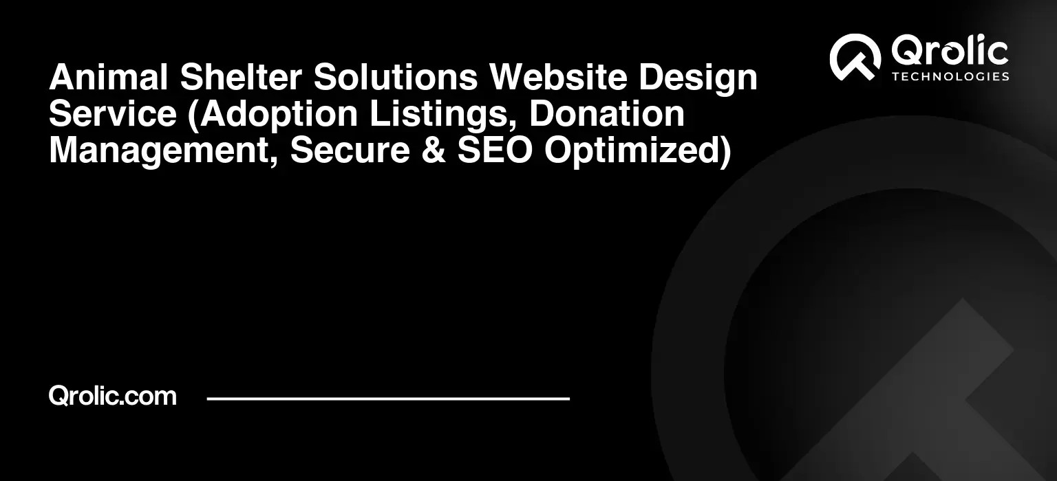 Animal-Shelter-Solutions-Website-Design-Service-Adoption-Listings-Donation-Management-Secure-amp-SEO-Optimized-Featured-Image