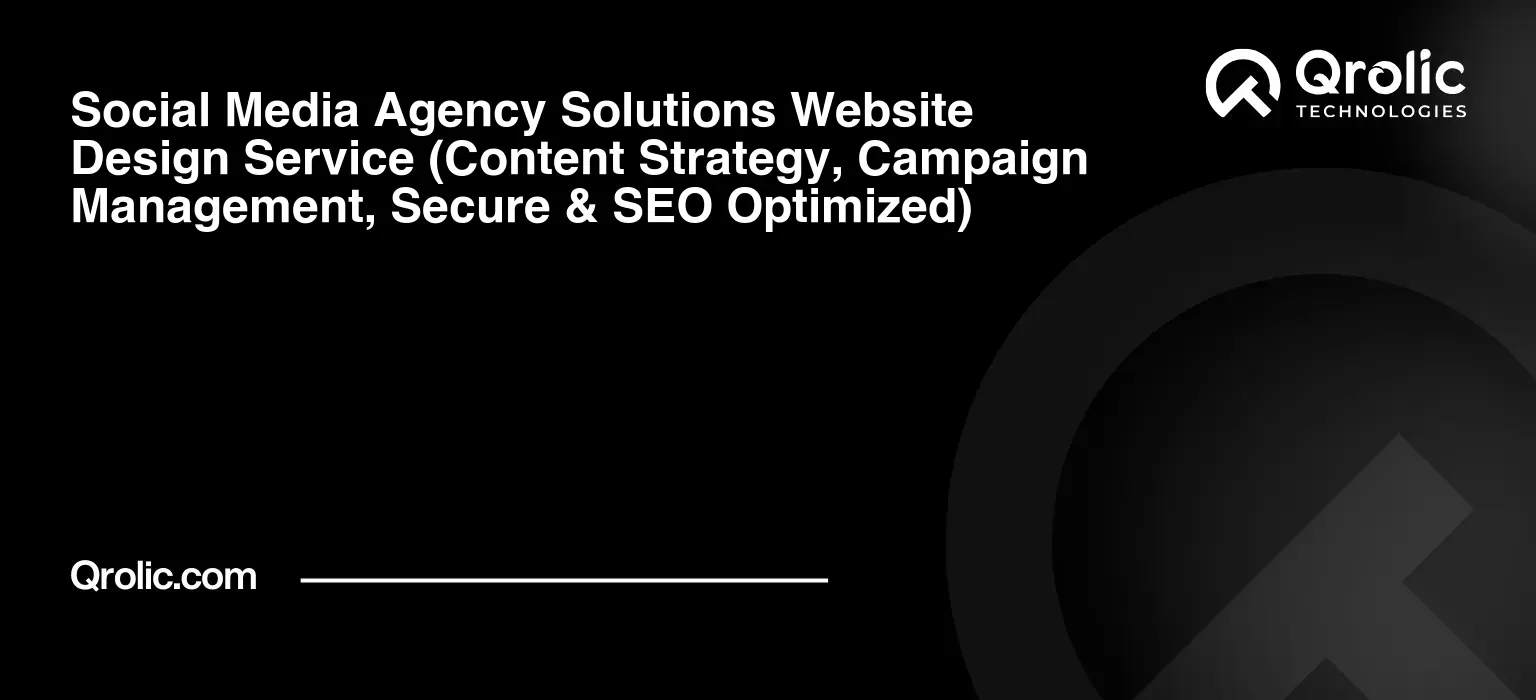 Social-Media-Agency-Solutions-Website-Design-Service-Content-Strategy-Campaign-Management-Secure-amp-SEO-Optimized-Featured-Image