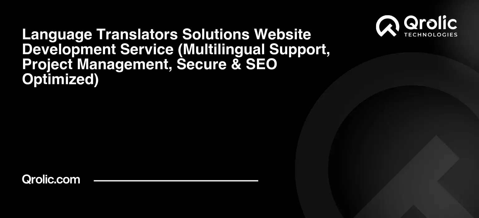 Language-Translators-Solutions-Website-Development-Service-Multilingual-Support-Project-Management-Secure-amp-SEO-Optimized-Featured-Image