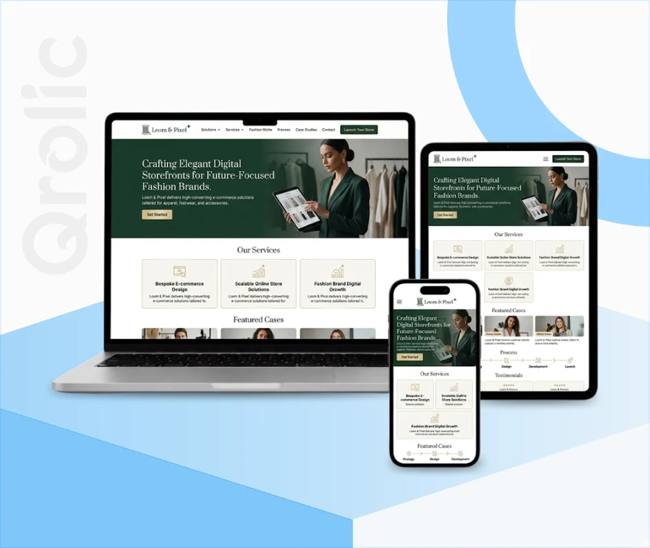 Online Fashion Store Website Design & Development Services Online fashion store website design and development services showcasing custom ecommerce storefront