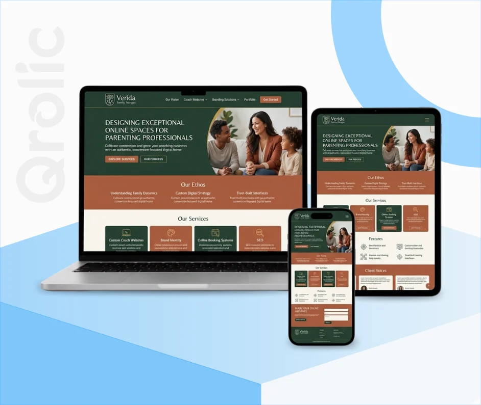 Parenting Coaches Website Design and Development Website design and development services for parenting coach booking and client portals