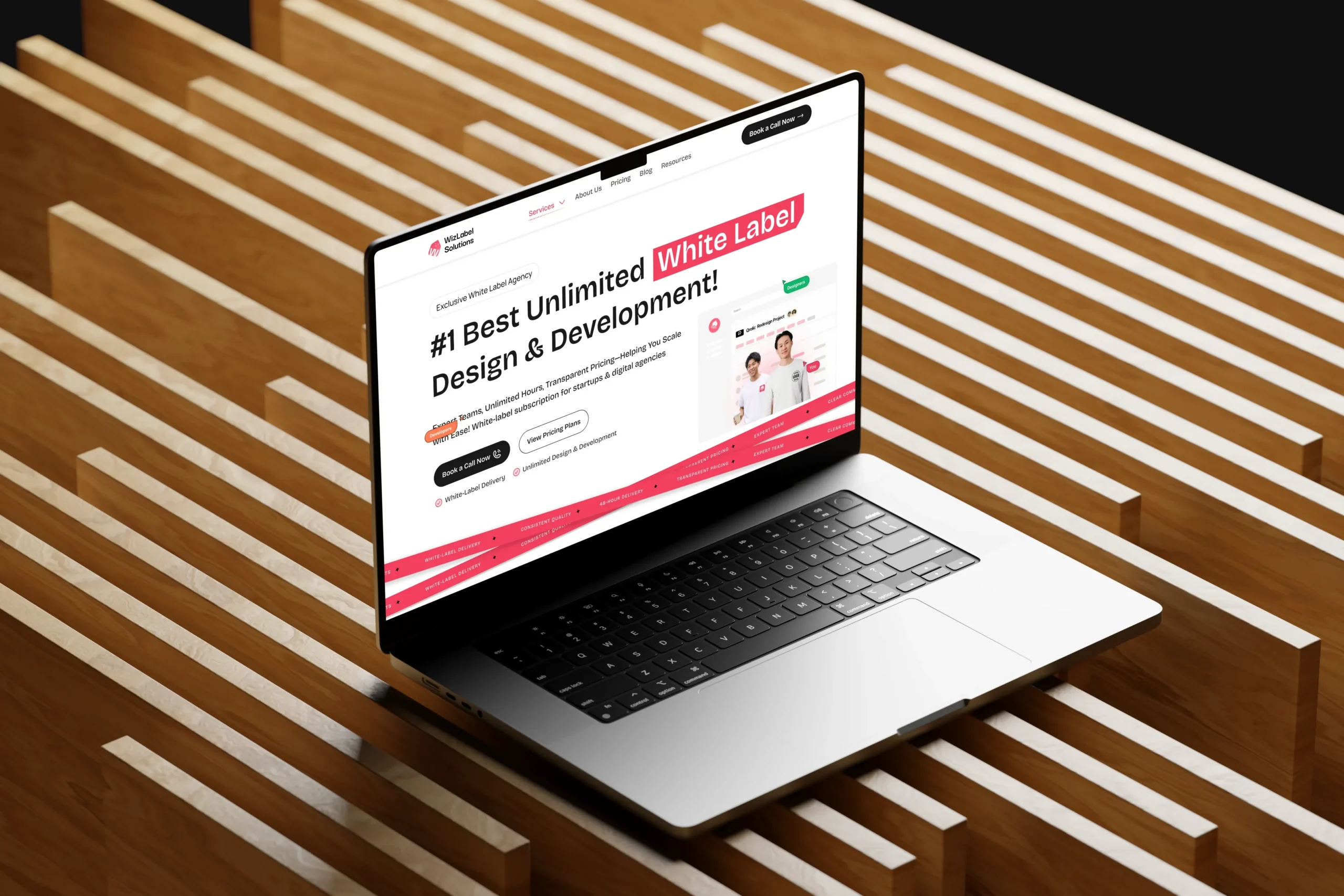 Unlimited White Label Service Website Case Study | UI/UX & WordPress Development unlimited white label