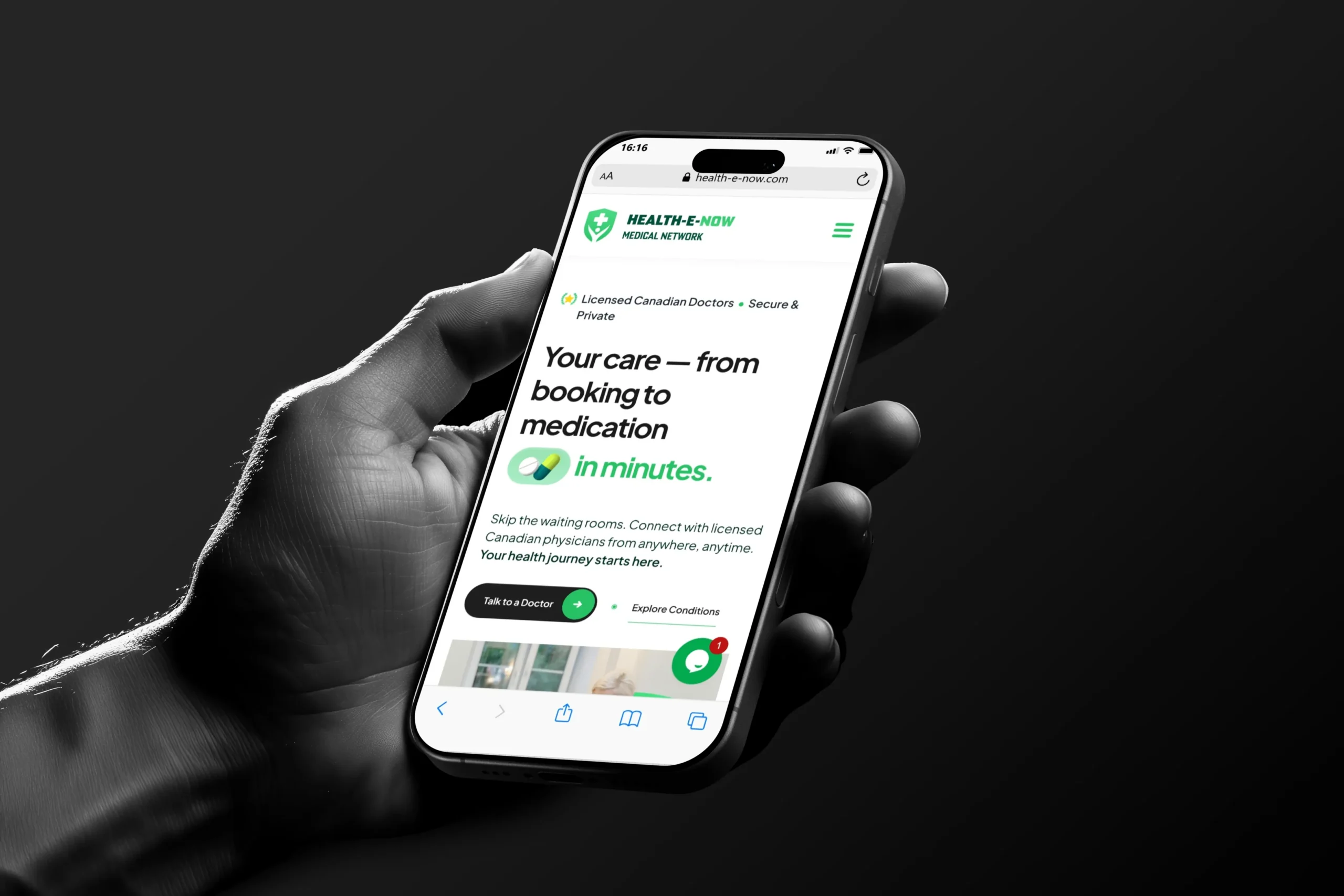 Health-e-now Website Redesign & UI/UX Enhancement health-e-now