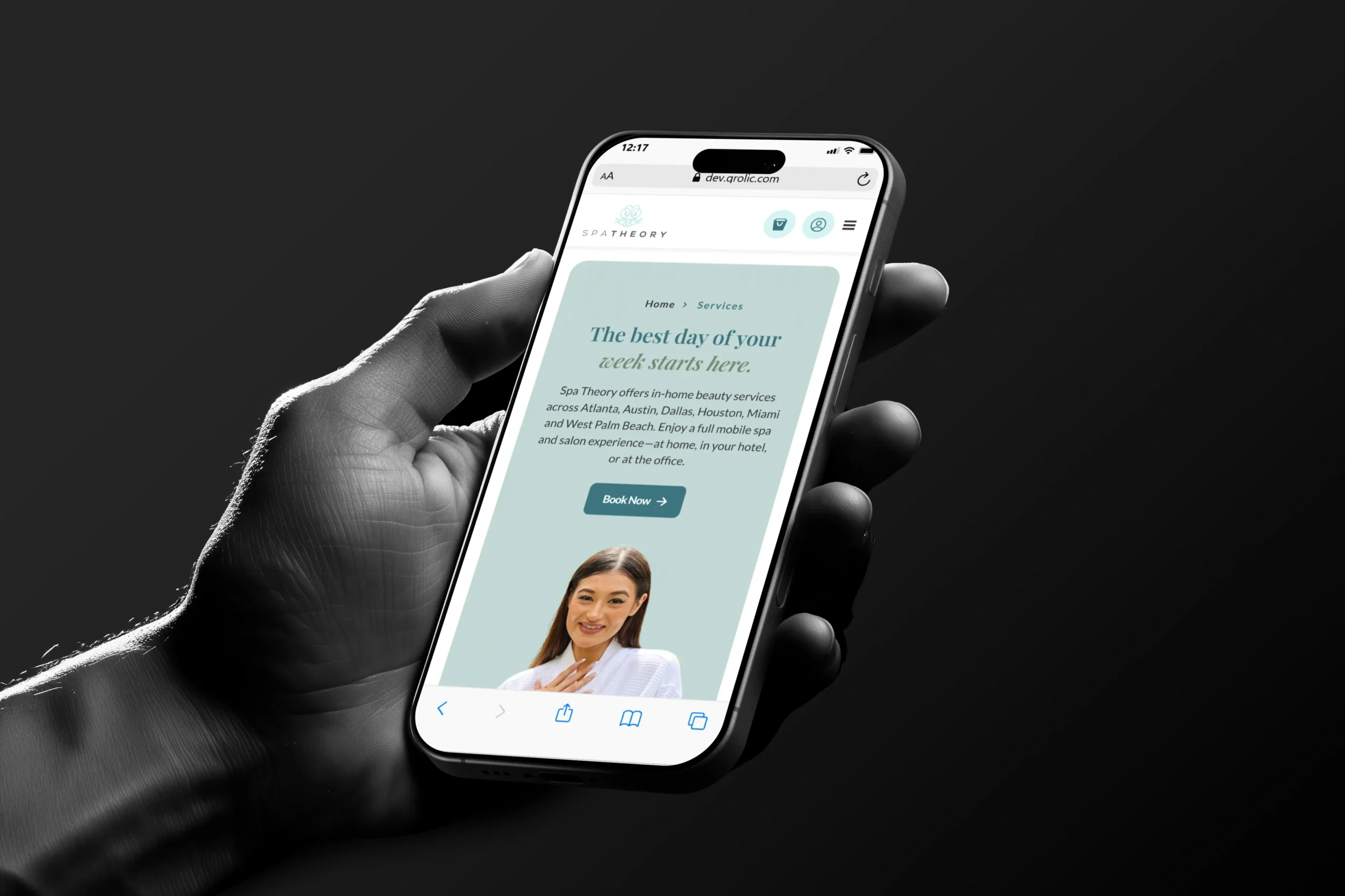 Spa Booking Website Development,spa website development,booking website WordPress