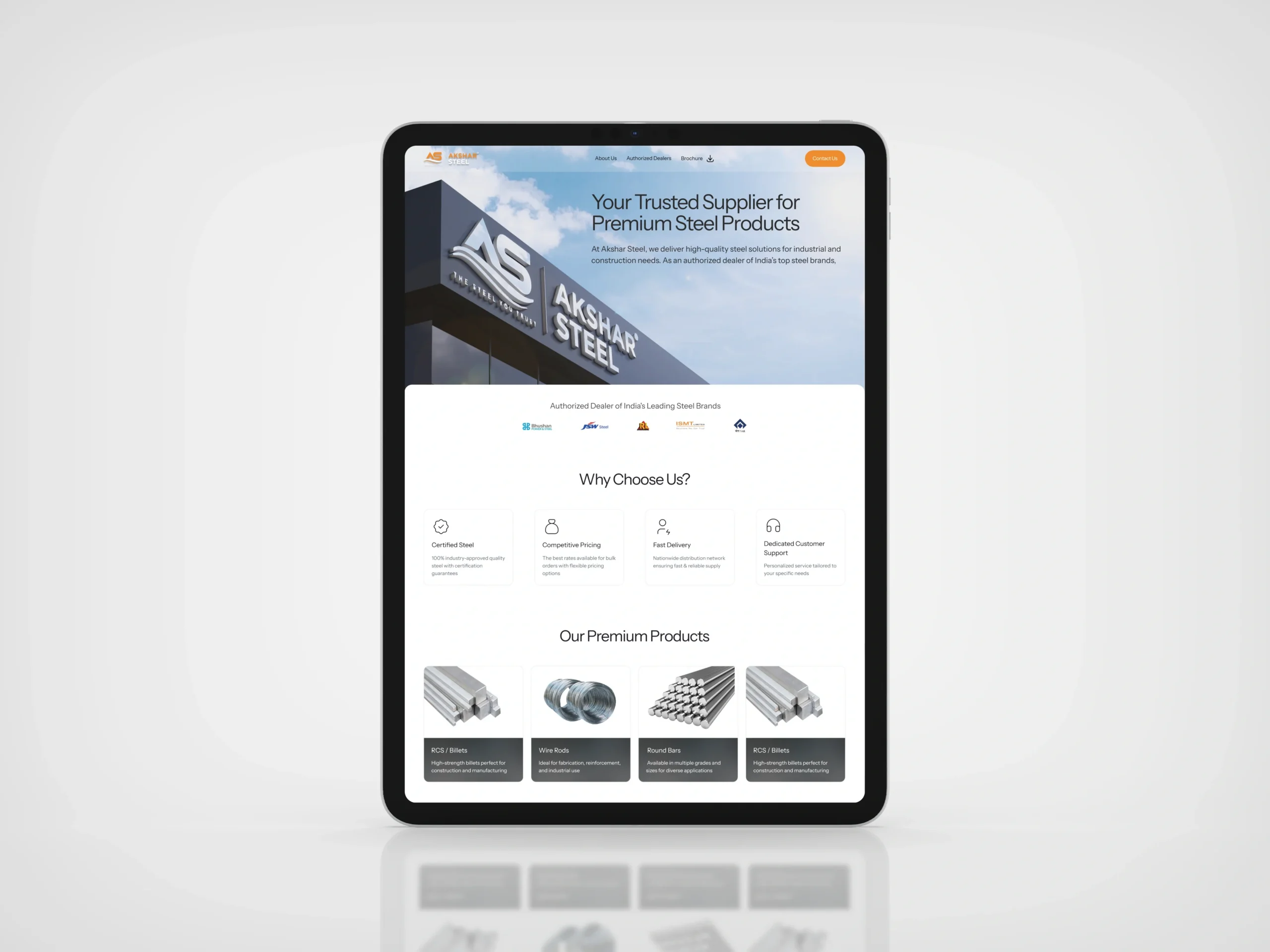 Trusted Steel, Stronger Digital Presence – Akshar Steel Case Study