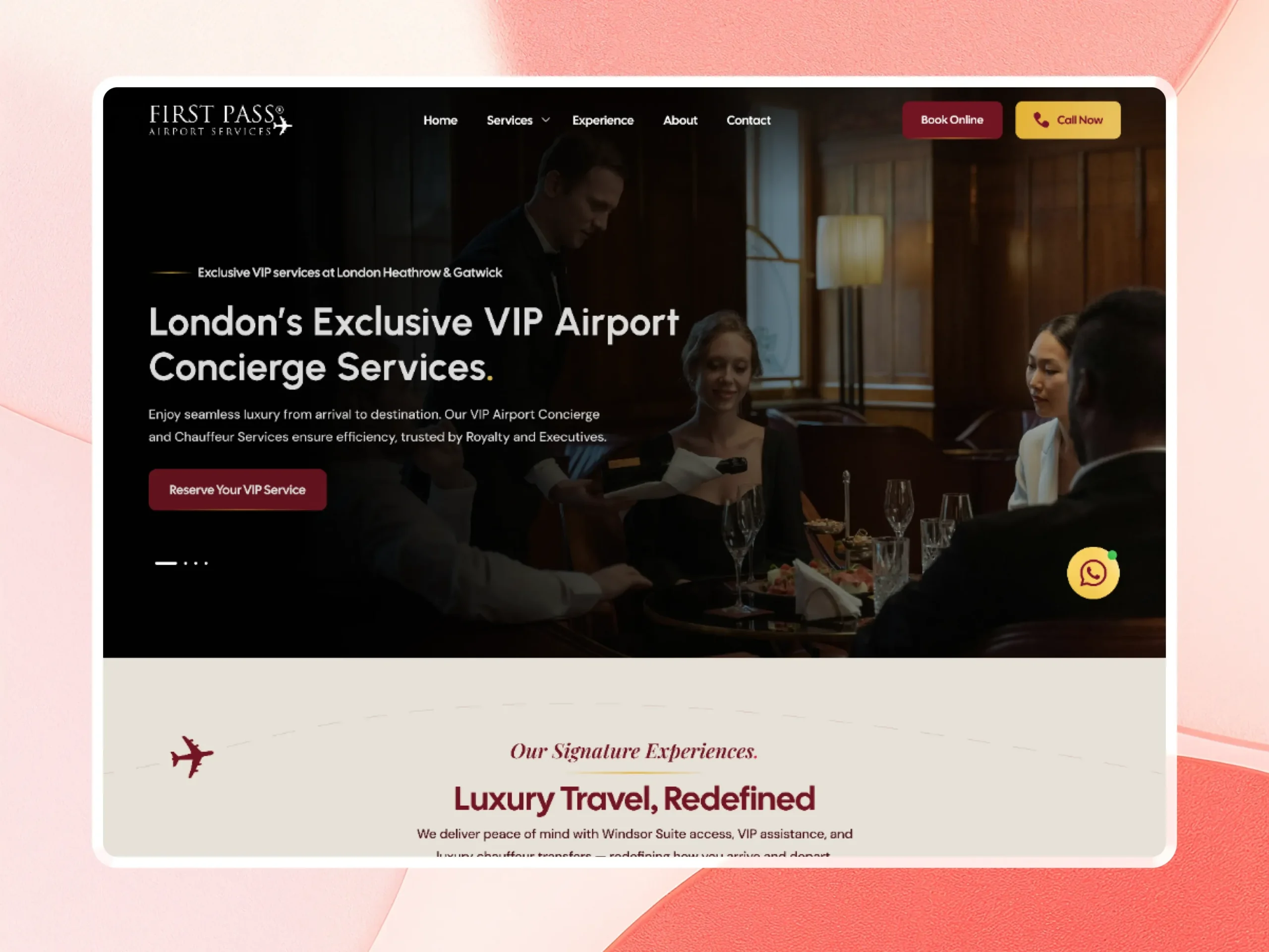 First Pass Airport Website Development & Smart Booking System First Pass