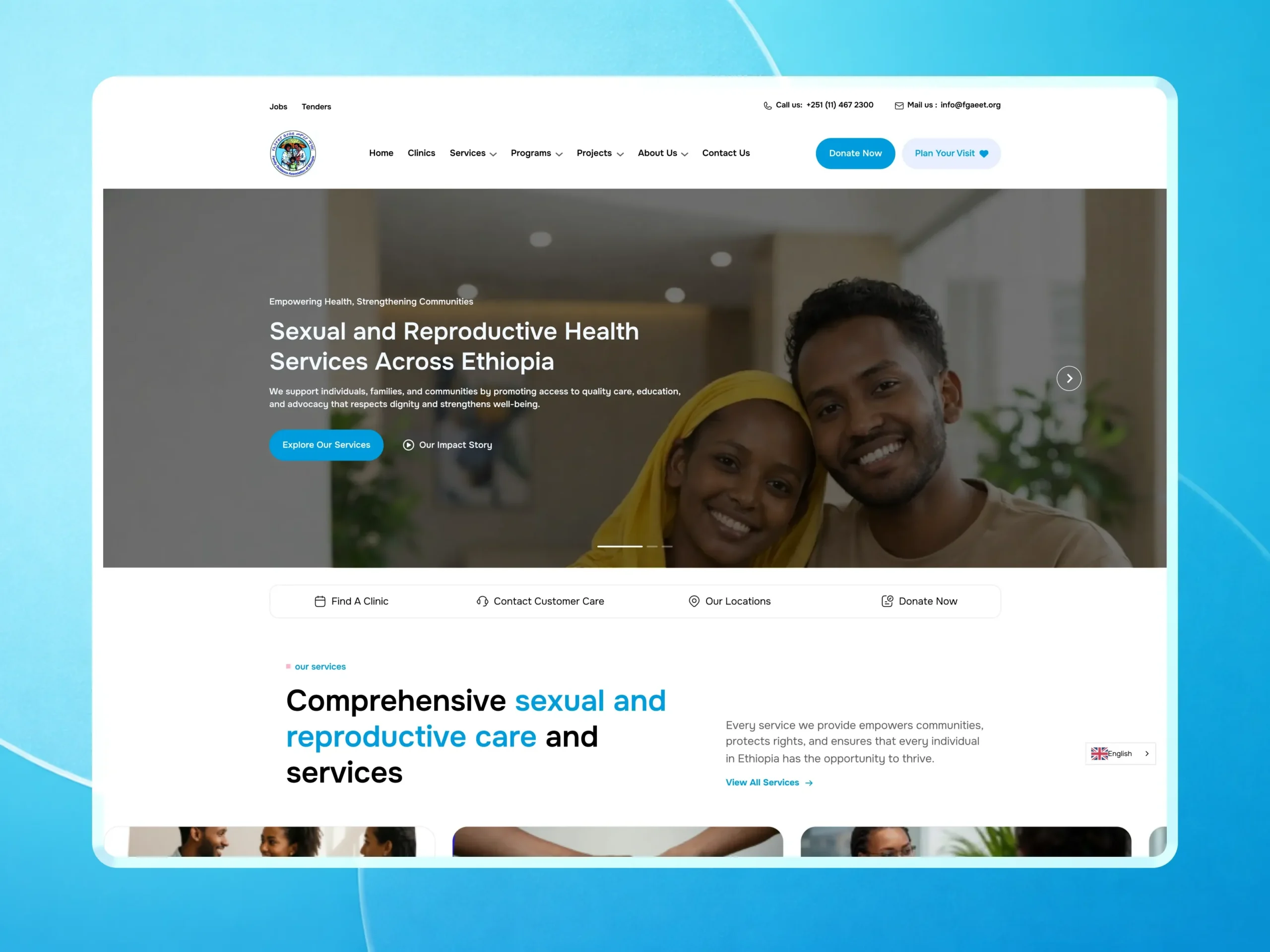 Healthcare Website Development,healthcare website redesign,NGO website development