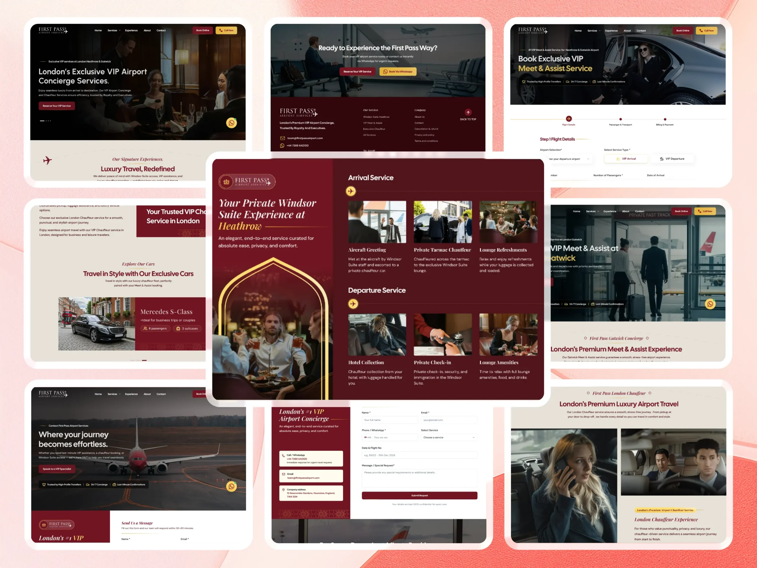 First Pass Airport Website Development & Smart Booking System First Pass