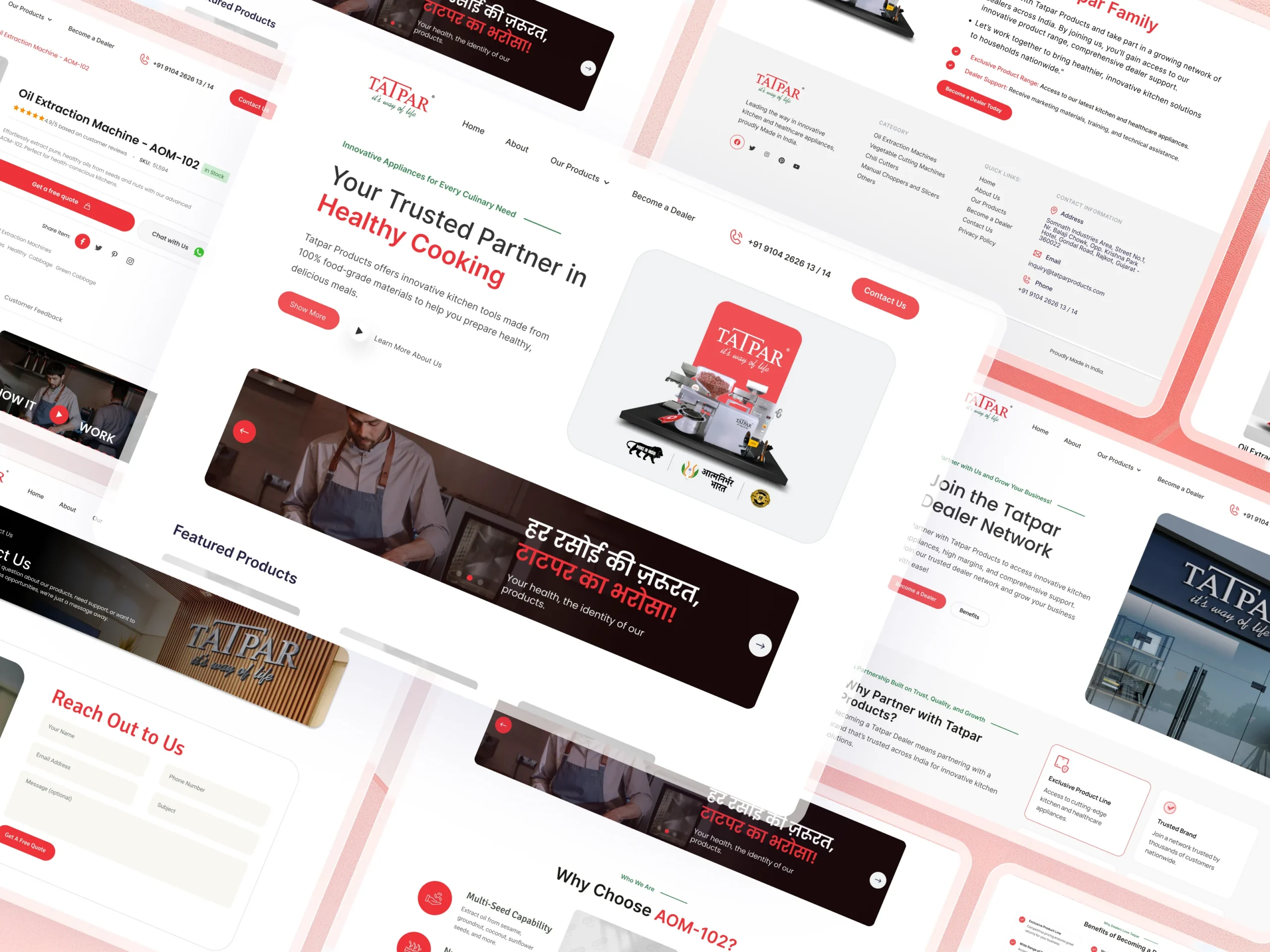 Transforming Tatpar’s Outdated Website into a Scalable Kitchen Equipment Platform Transforming