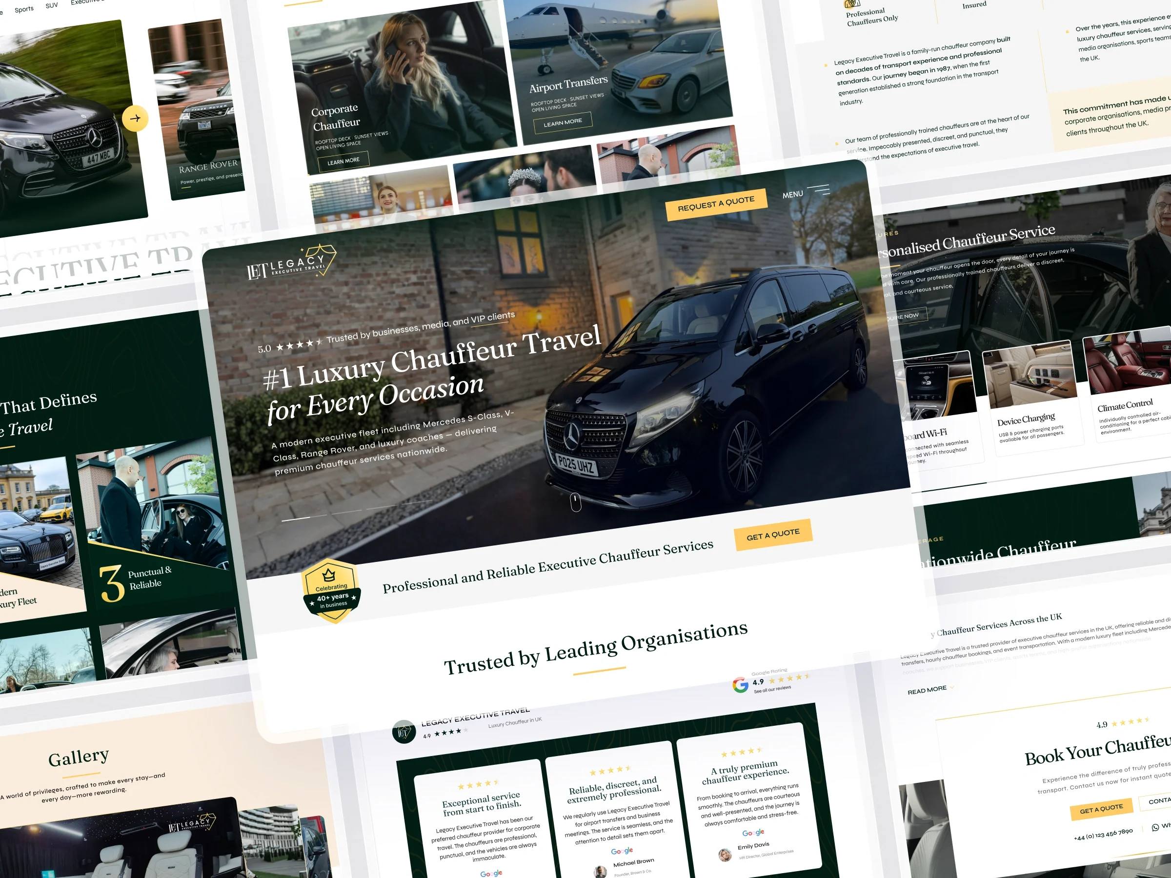 Legacy Executive Travel Website Redesign Case Study – Luxury Chauffeur Platform Dribbble Shot Desk - 26