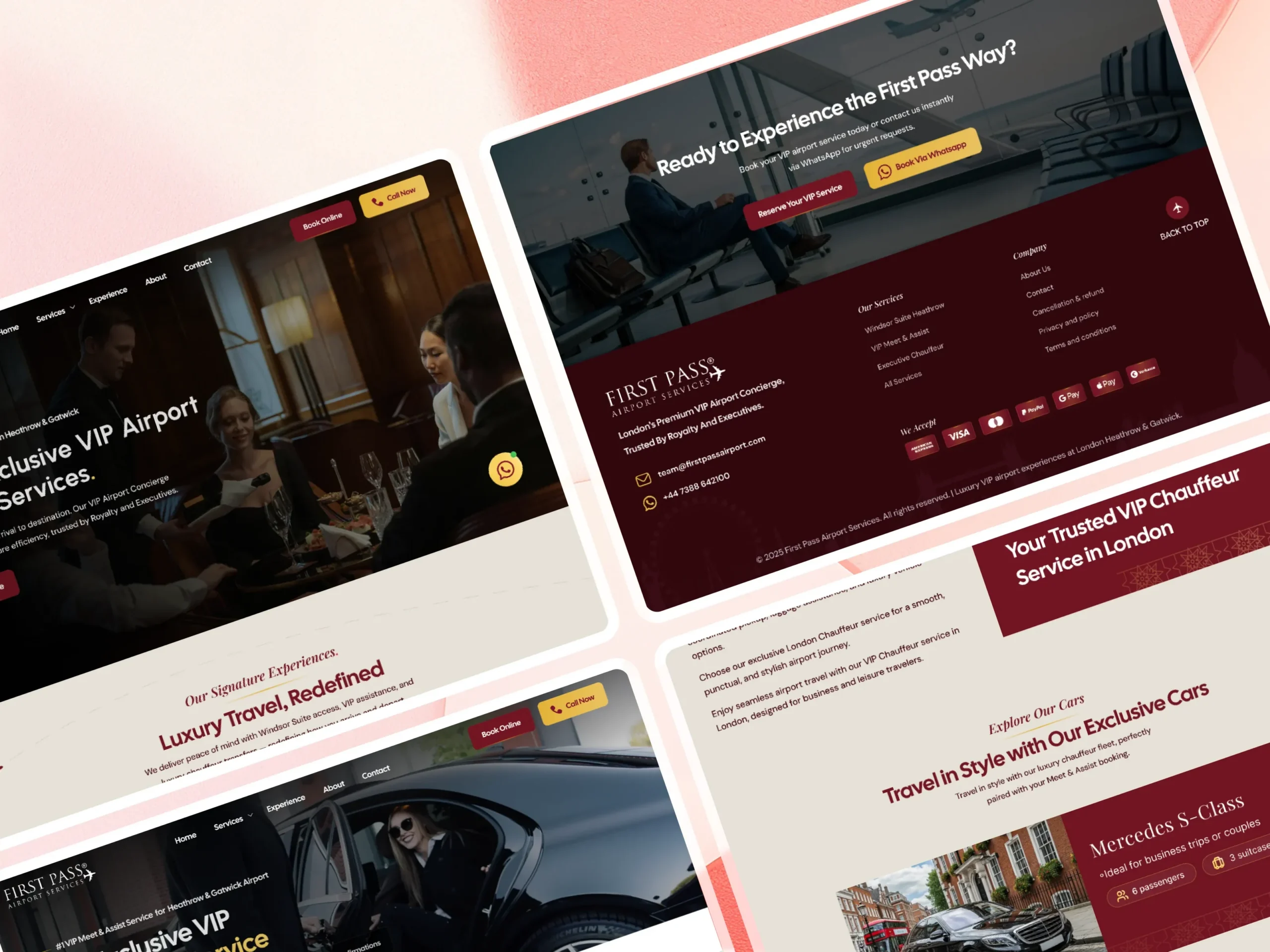 First Pass Airport Website Development & Smart Booking System First Pass
